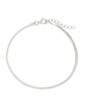 Sterling Silver Herringbone Chain Bracelet - Sterling Forever