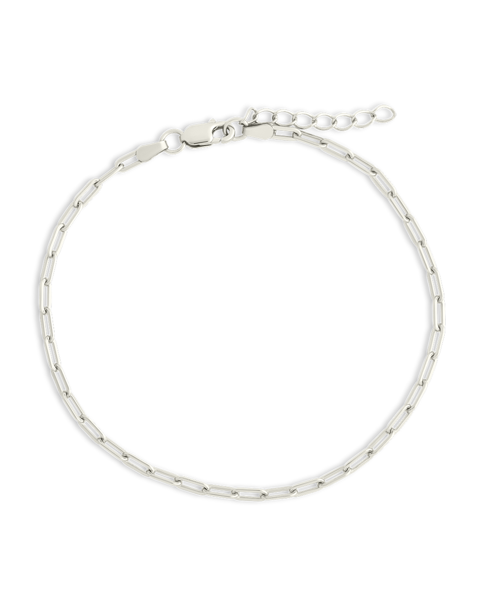 Sterling Silver Paperclip Chain Bracelet
