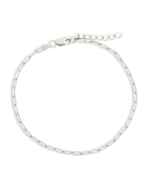 Sterling Silver Paperclip Chain Bracelet