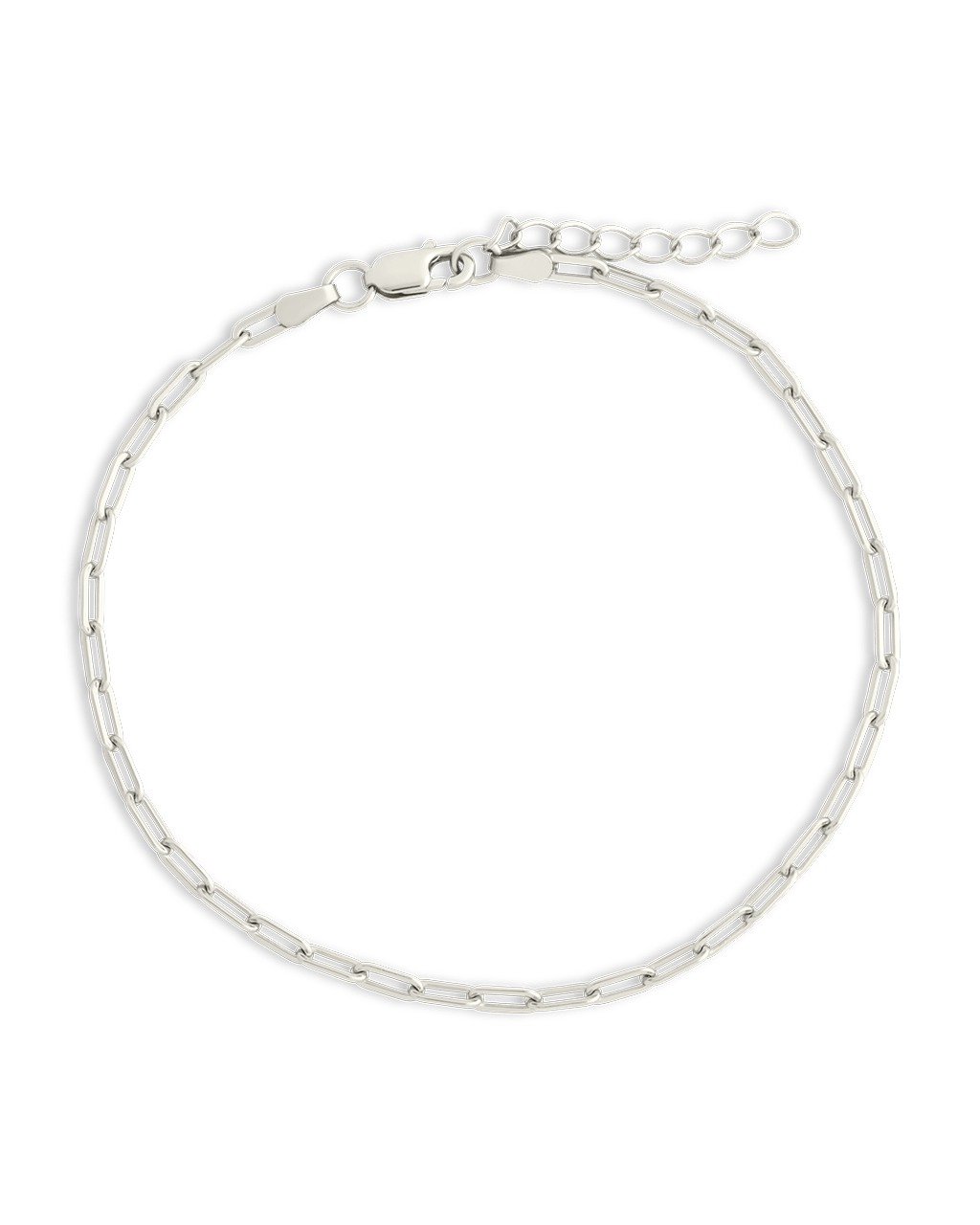Sterling Silver Paperclip Chain Bracelet - Sterling Forever
