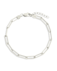Sterling Silver Paperclip Chain Bracelet - Sterling Forever