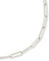 Sterling Silver Paperclip Chain Bracelet - Sterling Forever