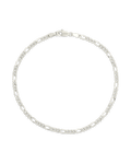 Sterling Silver Figaro Chain Bracelet - Sterling Forever