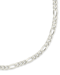 Sterling Silver Figaro Chain Bracelet - Sterling Forever
