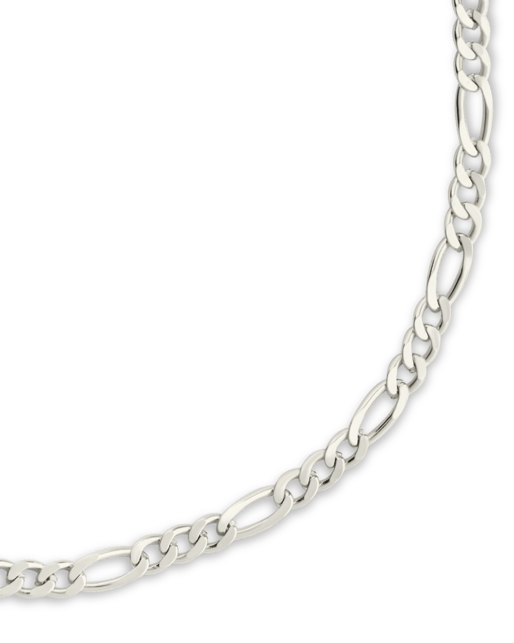 Sterling Silver Figaro Chain Bracelet - Sterling Forever