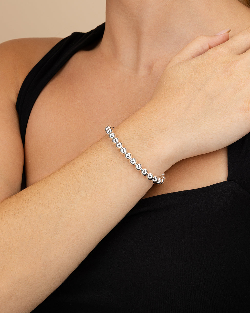 Sterling Silver Ravenna Ball Chain Bracelet