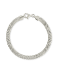 Sterling Silver Mesh Chain Bracelet - Sterling Forever