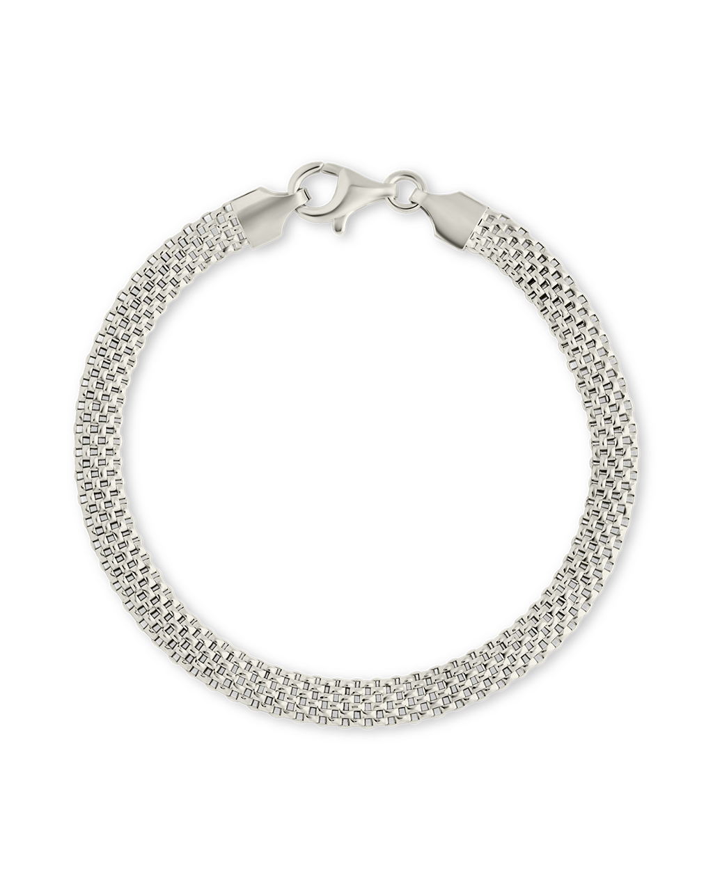 Sterling Silver Mesh Chain Bracelet