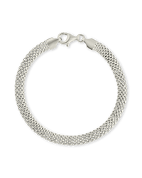 Sterling Silver Mesh Chain Bracelet - Sterling Forever