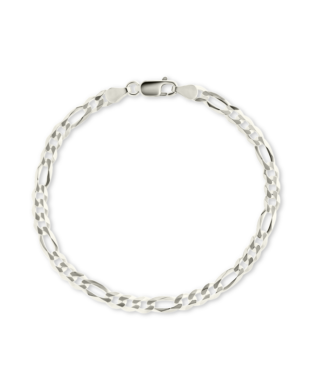 Dainty Sterling Silver Figarro Chain Bracelet