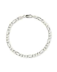 Dainty Sterling Silver Figarro Chain Bracelet - Sterling Forever
