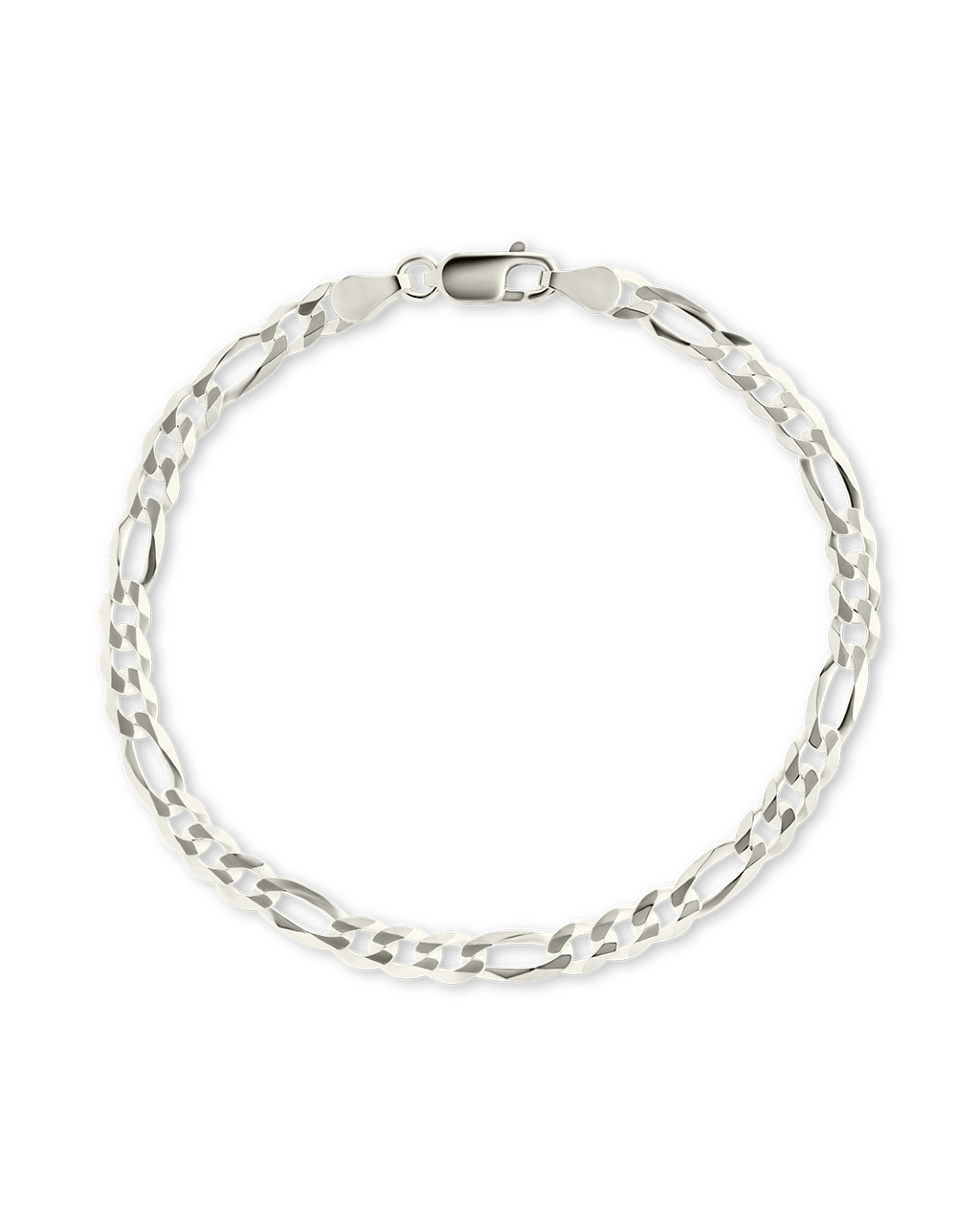 Dainty Sterling Silver Figarro Chain Bracelet - Sterling Forever