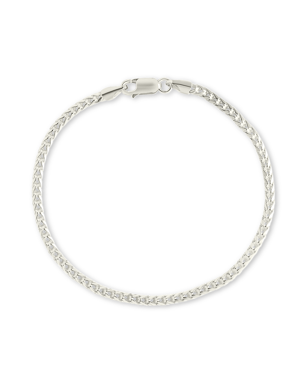 Sterling Silver Kira Wheat Chain Bracelet - Sterling Forever