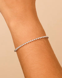 Sterling Silver Krista Beaded Chain Bracelet - Sterling Forever