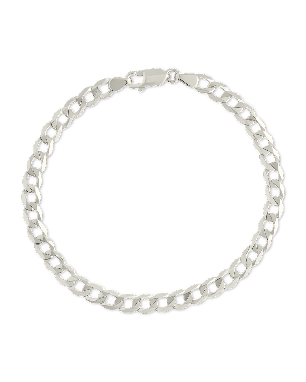 Sterling Silver Malena Cuban Link Chain Bracelet