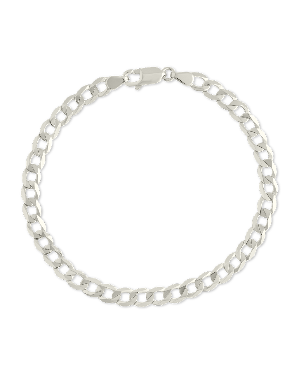 Sterling Silver Malena Cuban Link Chain Bracelet - Sterling Forever