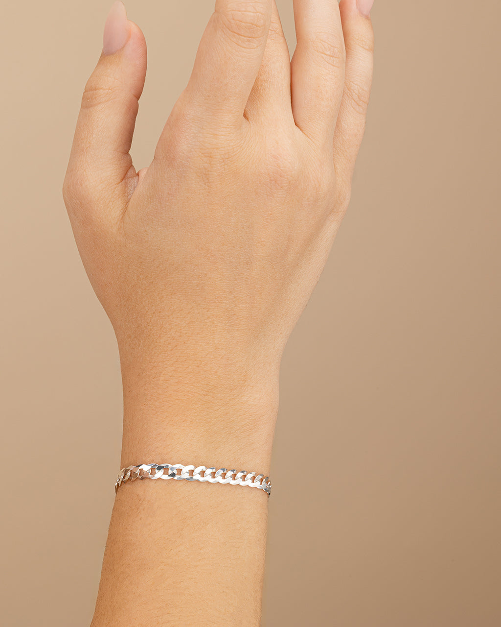 Sterling Silver Malena Cuban Link Chain Bracelet