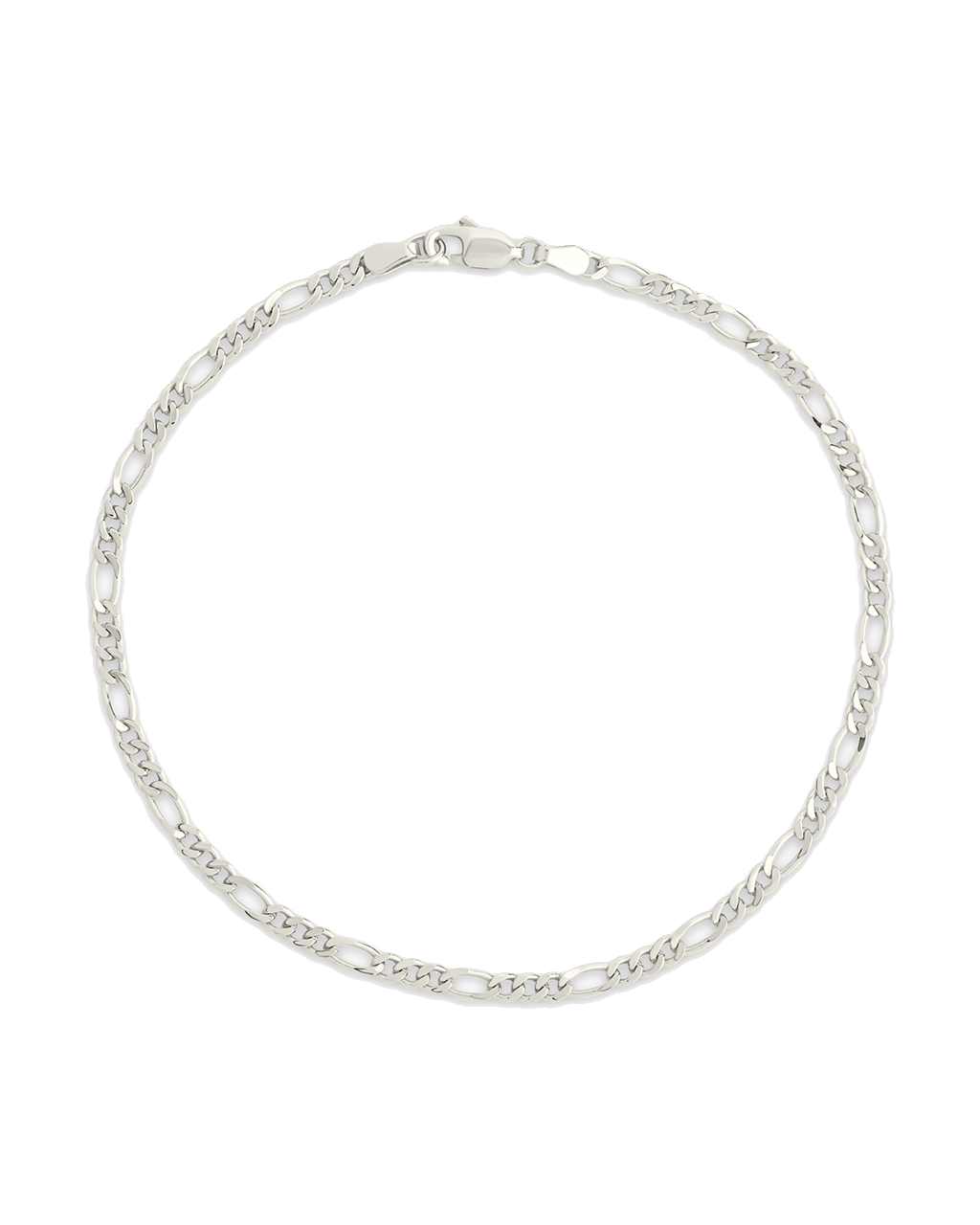 Sterling Silver Anne Dainty Figaro Chain Bracelet
