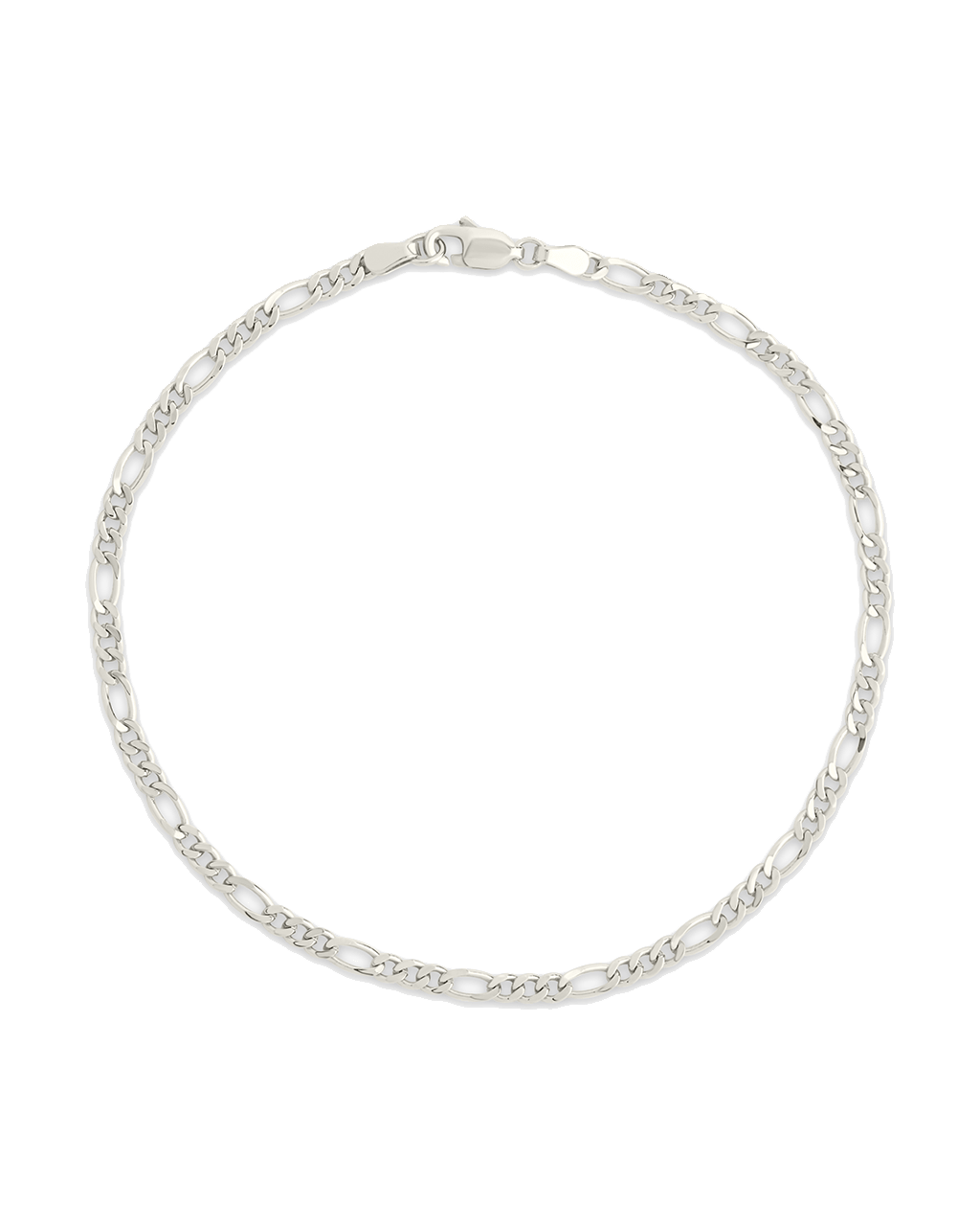 Sterling Silver Anne Dainty Figaro Chain Bracelet - Sterling Forever