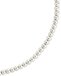 Sterling Silver Basia Dainty Beaded Chain Bracelet - Sterling Forever