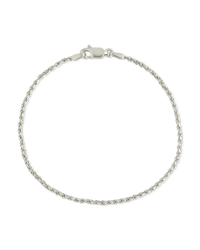Sterling Silver Belen Dainty Rope Chain Bracelet - Sterling Forever