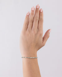 Sterling Silver Desiree Beaded Bracelet