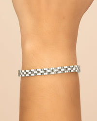 Dainty Thin Watch Chain Bracelet - Sterling Forever