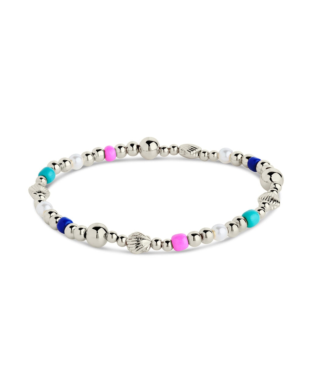 Truvy Beaded Stretch Bracelet Bracelet Sterling Forever 