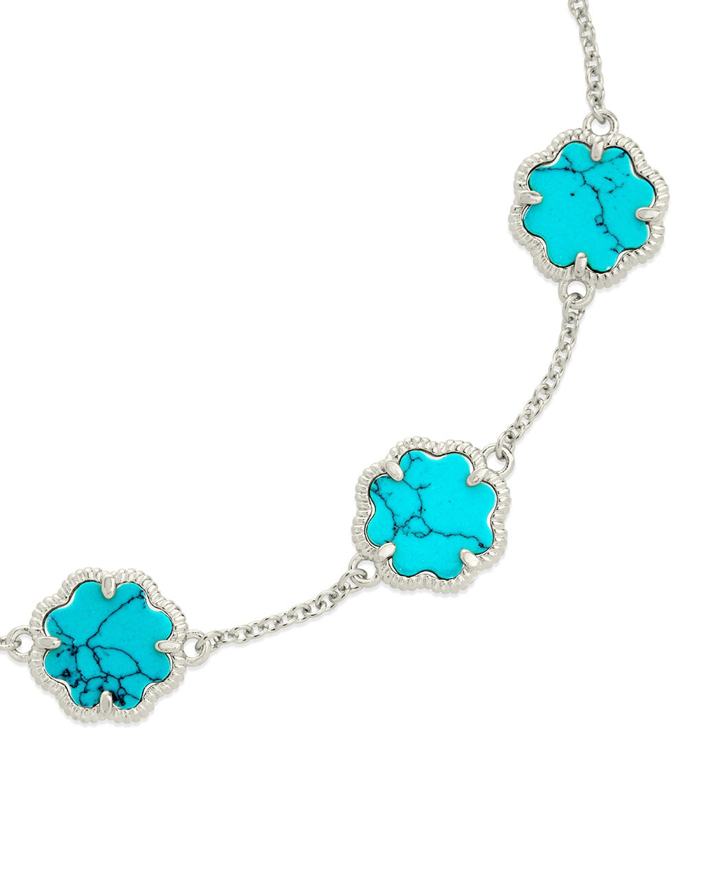 Rose Petal Station Bracelet Bracelet Sterling Forever 