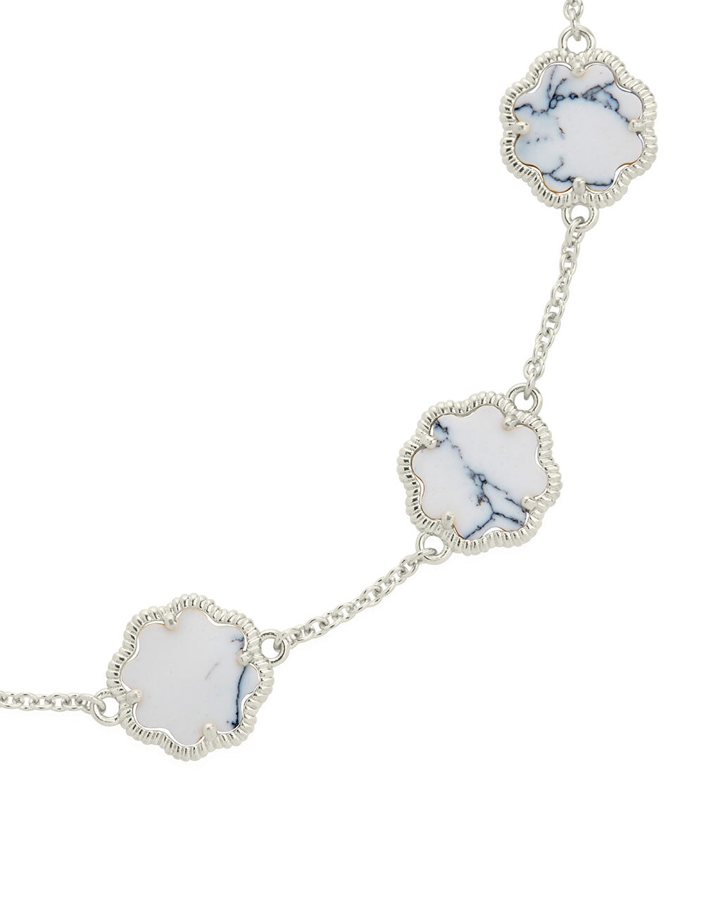 Rose Petal Station Bracelet Bracelet Sterling Forever 