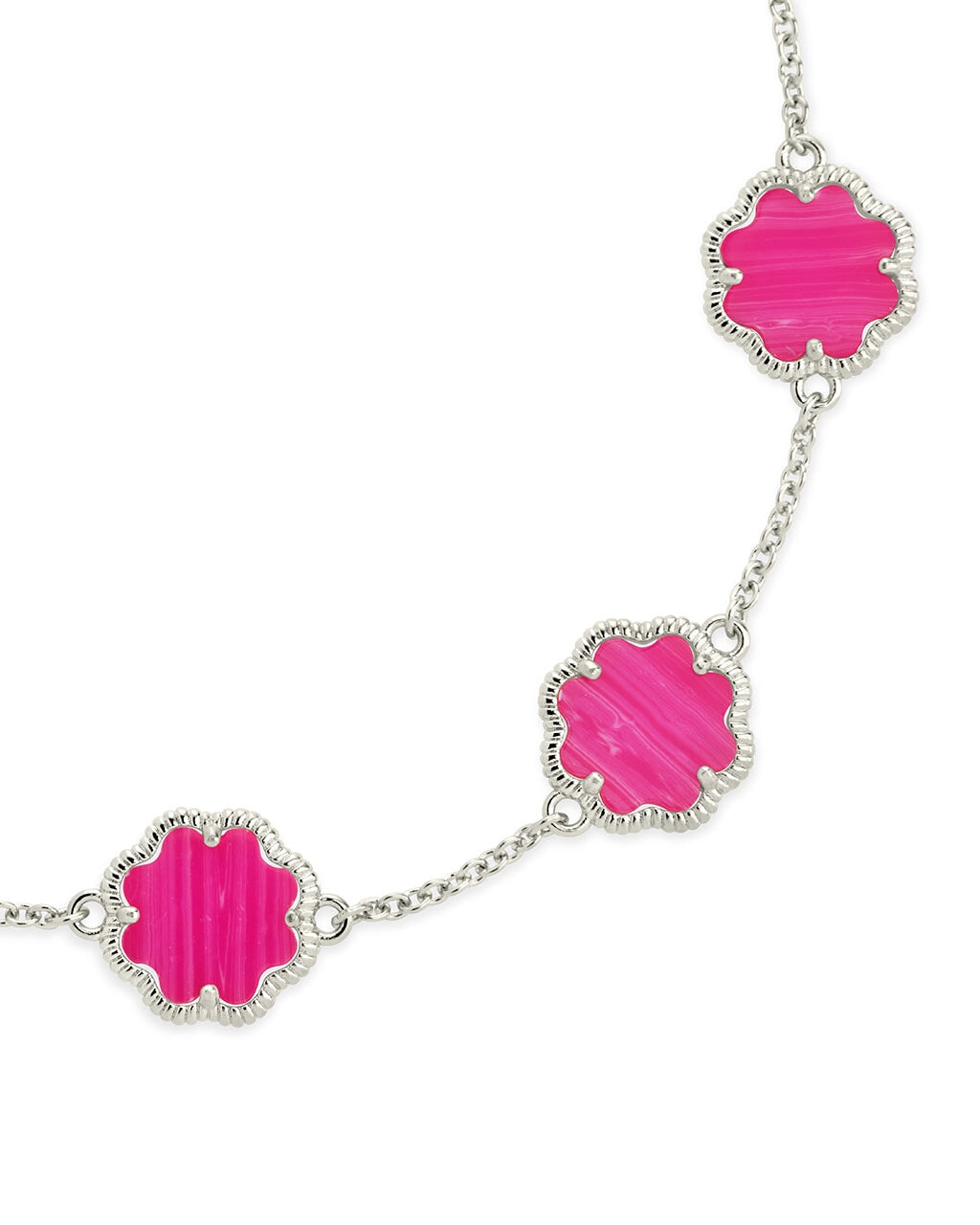Rose Petal Station Bracelet Bracelet Sterling Forever 