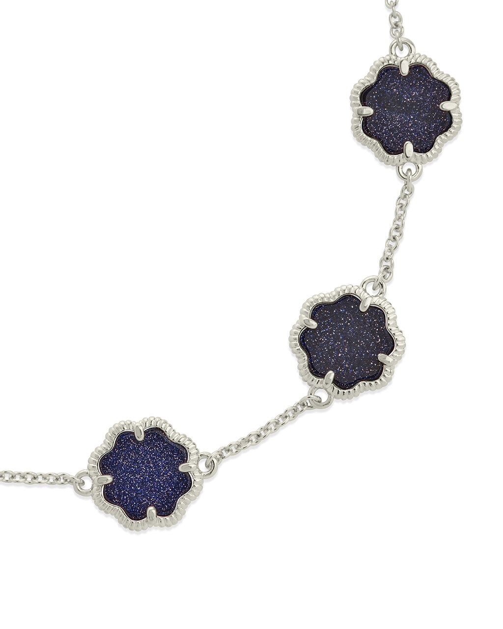 Rose Petal Station Bracelet Bracelet Sterling Forever 