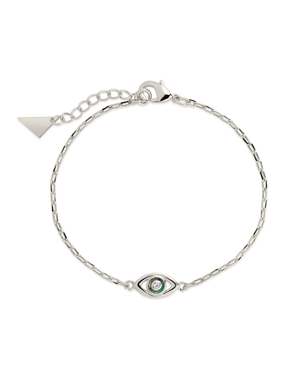 Mother of Pearl Evil Eye & Chain Bracelet Set of 3 Bracelet Sterling Forever 