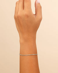 Blakely Twisted Herringbone Chain Bracelet - Sterling Forever