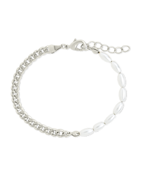 Nell Curb Chain & Pearl Bracelet