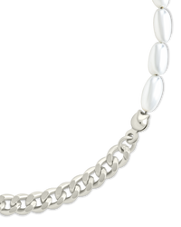 Nell Curb Chain & Pearl Bracelet
