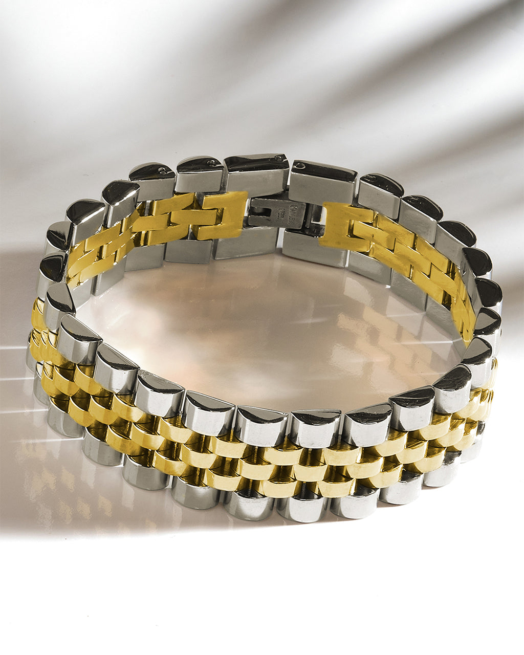 Chunky Watch Band Chain Bracelet – Sterling Forever