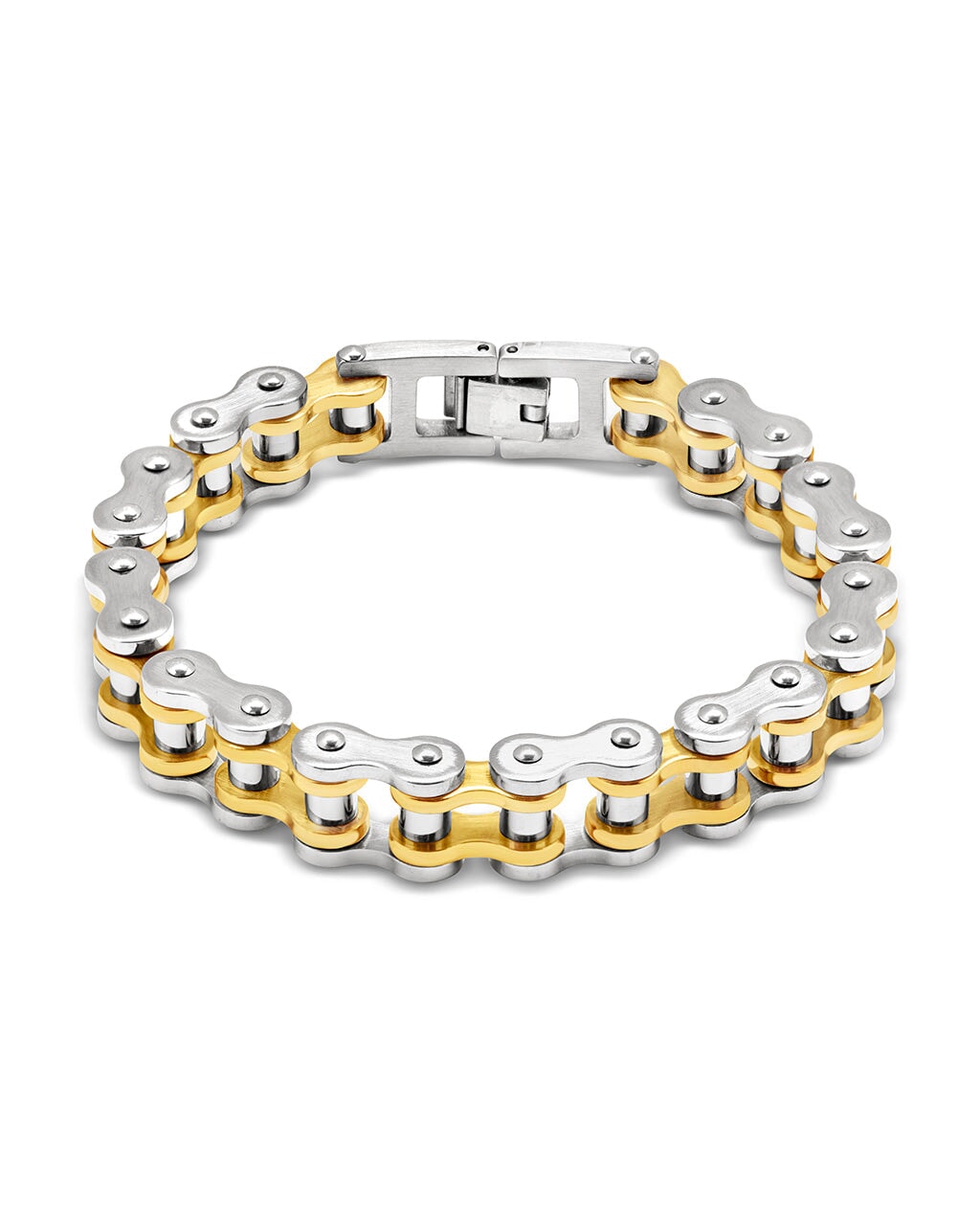Men's Bolt Chain Watch Band Bracelet Bracelet Sterling Forever 