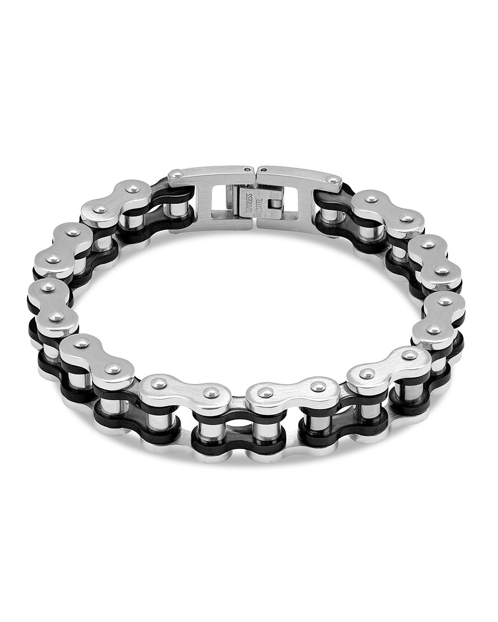 Men's Bolt Chain Watch Band Bracelet Bracelet Sterling Forever 