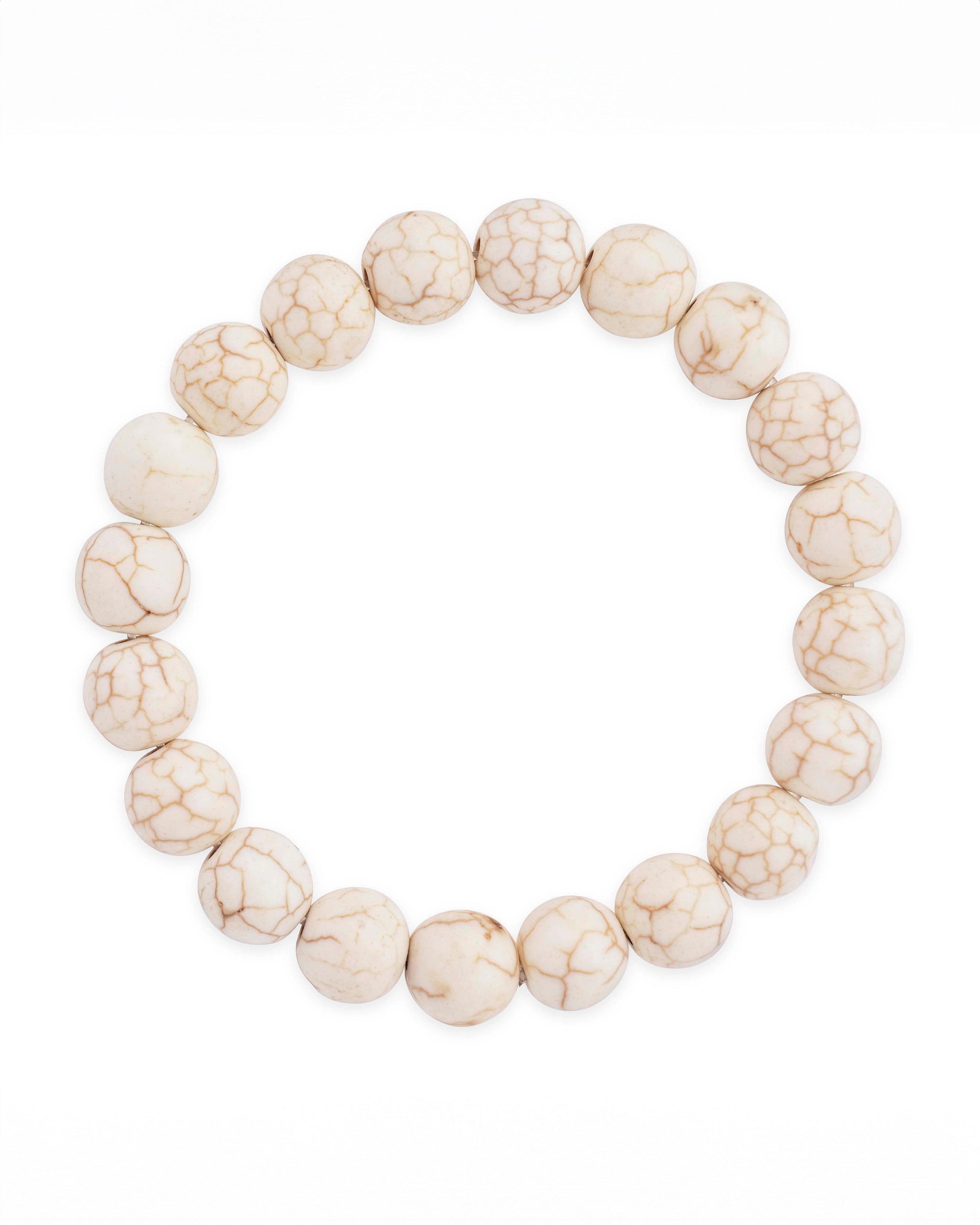 Bracelet howlite discount