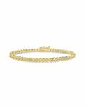 Helene Canary CZ Bezel Eternity Tennis Bracelet