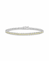 Helene Bezel Light Yellow CZ Jewelry Bundle - Sterling Forever