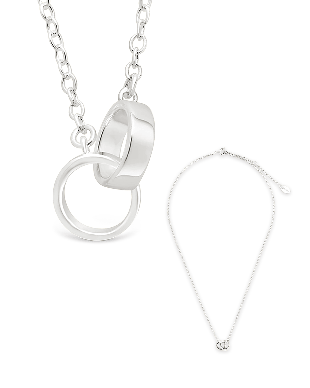 Mother/Daughter Matching Set - “Forever Connected Matching Necklace Set“ - Sterling Forever