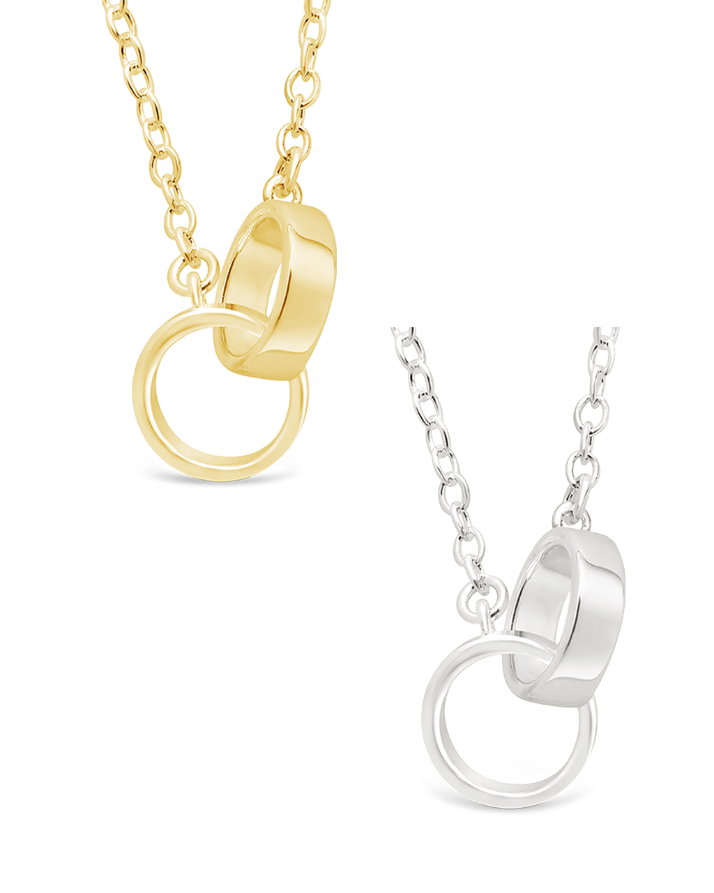 Mother/Daughter Matching Set - “Forever Connected Matching Necklace Set“ - Sterling Forever