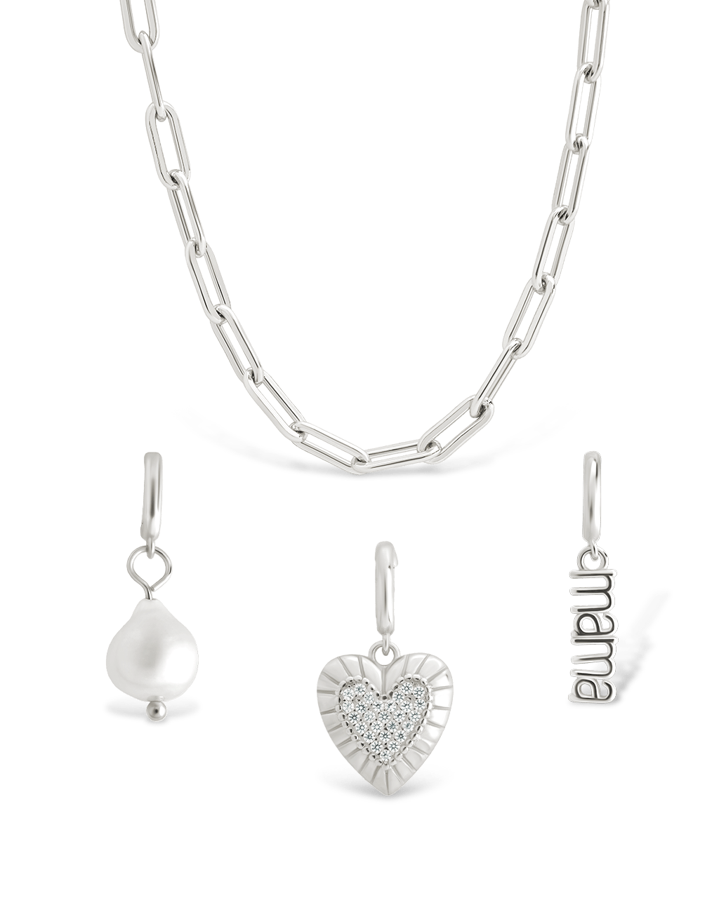 Mother's Day Charm Necklace Set - Sterling Forever