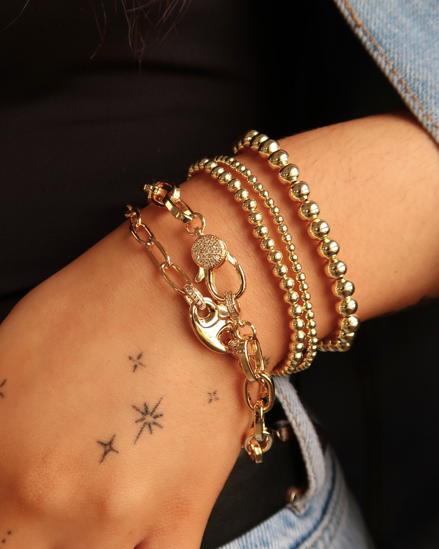 Beaded Stretch Bracelet Sets