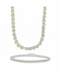 Helene Bezel Light Yellow CZ Jewelry Bundle