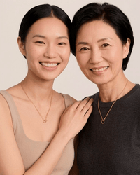 Mother/Daughter Matching Set - “Forever Connected Matching Necklace Set“ - Sterling Forever