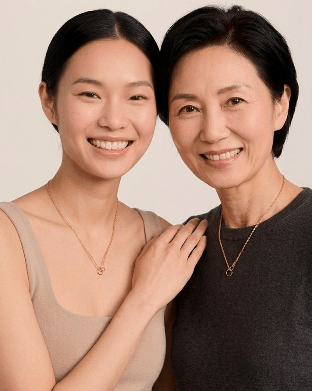 Mother/Daughter Matching Set - “Forever Connected Matching Necklace Set“ - Sterling Forever