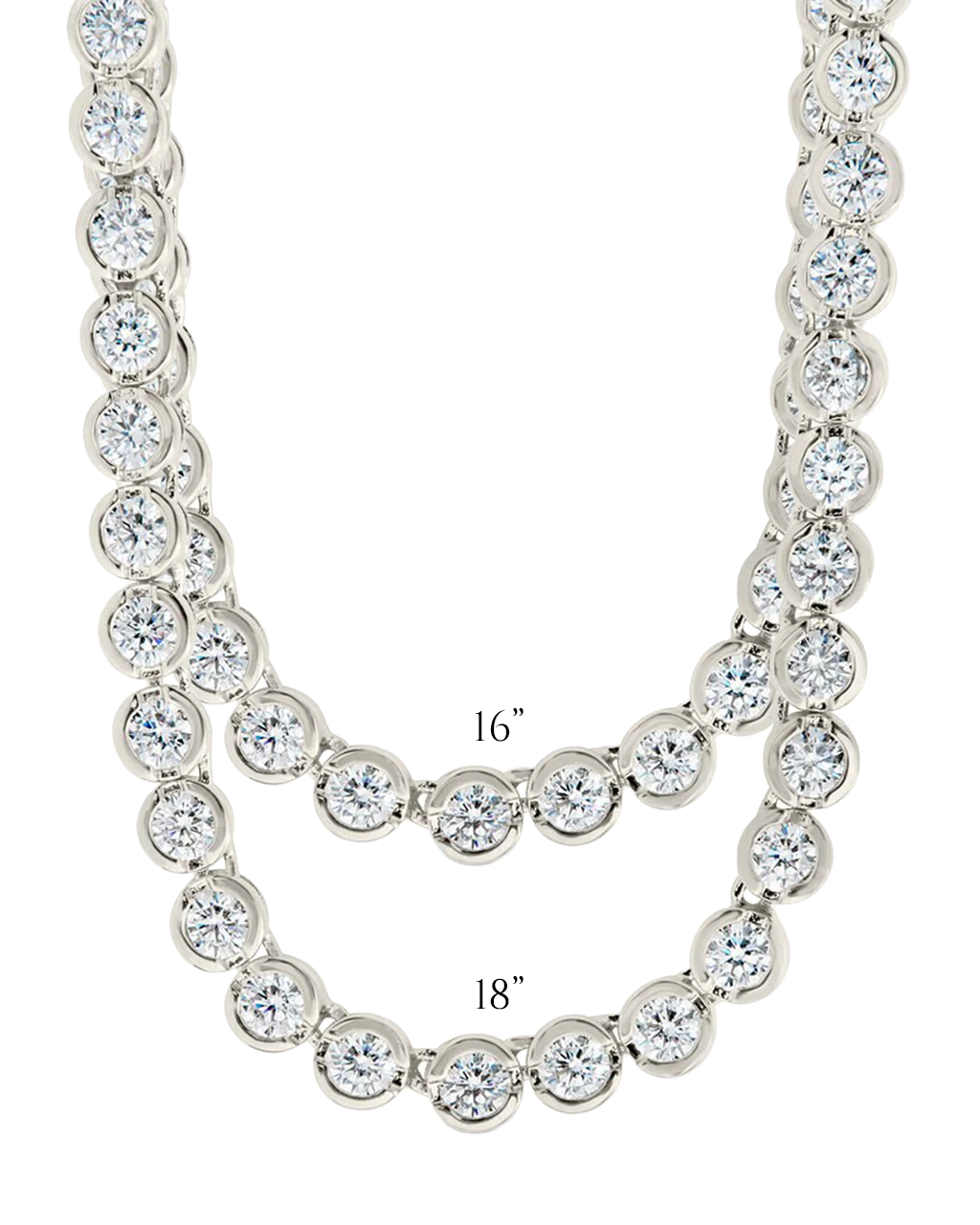 Helene Cubic Zirconia Tennis Necklace – Sterling Forever Helene Cubic Zirconia Tennis Necklace – Sterling Forever